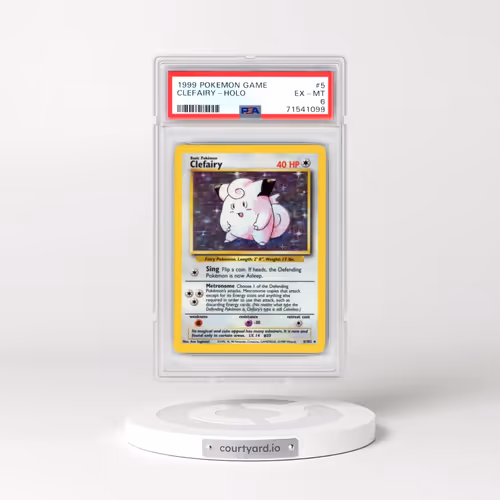 1999 Pokémon Game #5 Clefairy - Holo (PSA 6 EX-MT)