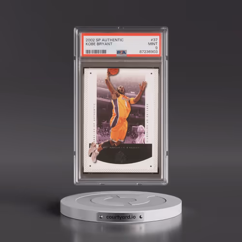 2002 SP Authentic #37 Kobe Bryant (PSA 9 MINT)