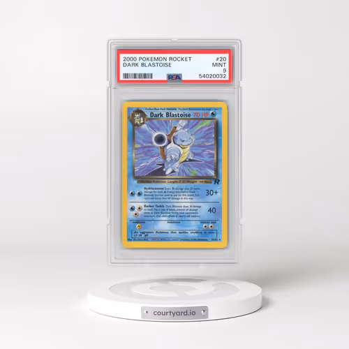 2000 Pokémon Rocket #20 Dark Blastoise (PSA 9 MINT)