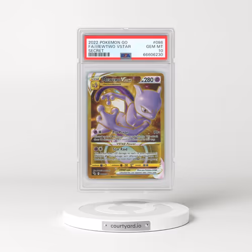 2022 Pokémon Go #086 Mewtwo Vstar - Full Art Secret (PSA 10 GEM MINT)