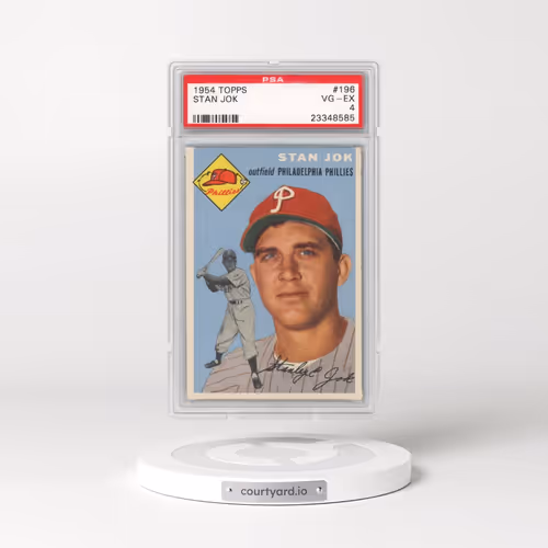 1954 Topps #196 Stan Jok (PSA 4 VG-EX)