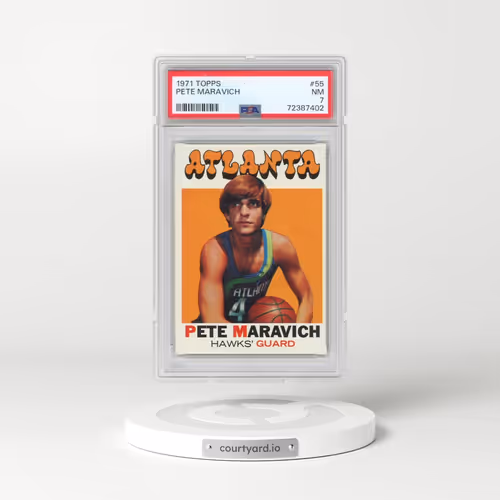 1971 Topps #55 Pete Maravich (PSA 7 NM)