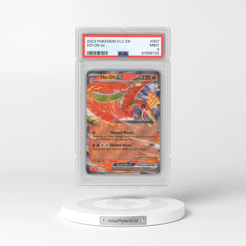 2023 Pokémon Clc-Trading Card Game Classic Charizard & HO-Oh EX Deck #007 HO-Oh EX - Holo (PSA 9 MINT)
