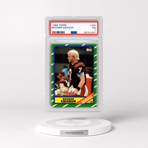 1986 Topps #255 Boomer Esiason (PSA 7 NM)