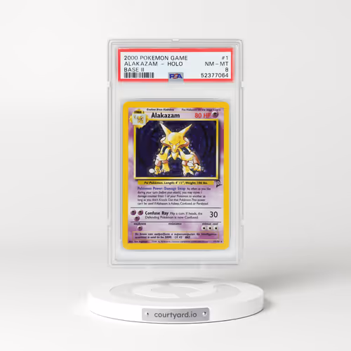 2000 Base Set 2 #1 Alakazam - Holo (PSA 8 NM-MT)