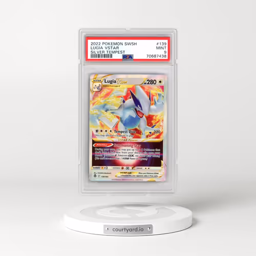 2022 Pokémon Sword & Shield Silver Tempest #139 Lugia Vstar (PSA 9 MINT)