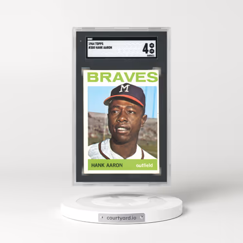 1964 Topps #300 Hank Aaron (SGC 4 VG-EX)