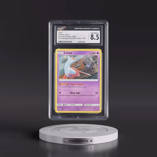 2016 Black Star Promos - Sun & Moon #SM87 Latias - Shining Legends Collector Chest (Holo) (CGC 8.5 N