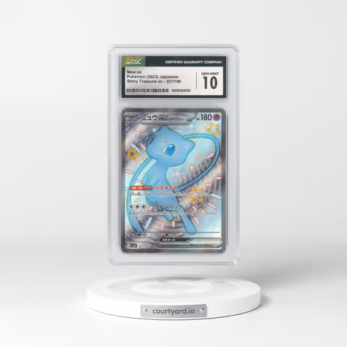 2023 Japanese Shiny Treasure EX #327 Mew EX - Full Art Holo (CGC 10 GEM MINT)