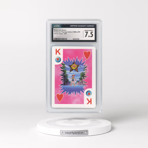 1999 Anime Deck (1999 Big Pokeball Back) #K§ Misty and Staryu (CGC 7.5 NM+)