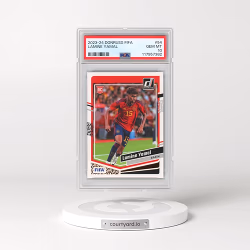 2023-24 Panini Donruss FIFA #54 Lamine Yamal (PSA 10 GEM MINT)
