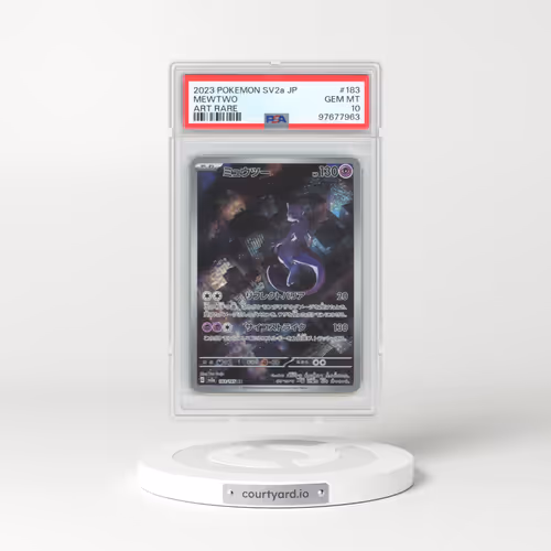 2023 Pokémon Sv2a-Pokemon 151 #183 Mewtwo - Art Rare (PSA 10 GEM MINT)