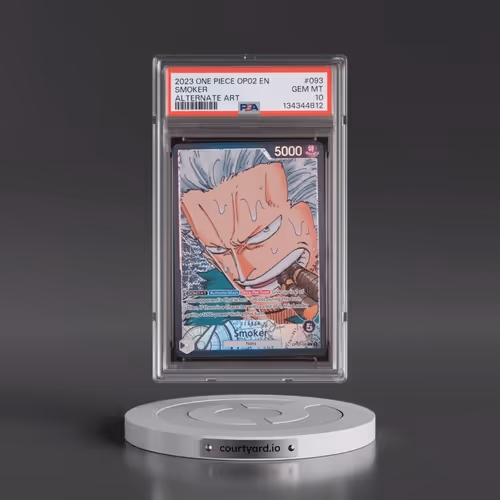 2023 One Piece OP02-Paramount War #093 Smoker - Alternate Art (PSA 10 GEM MINT)