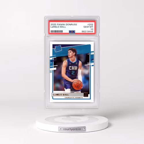2020 Panini Donruss #202 LaMelo Ball (PSA 10 GEM MINT)