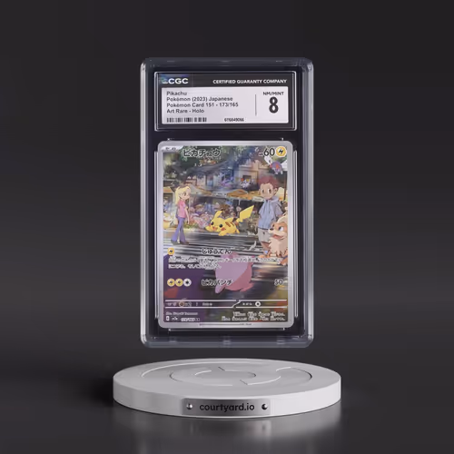 2023 Pokémon Card 151 #173/165 Pikachu - Art Rare Holo (CGC 8 NM-MT)