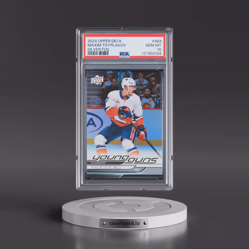 2024 Upper Deck #463 Maxim Tsyplakov - Silver Foil (PSA 10 GEM MINT)