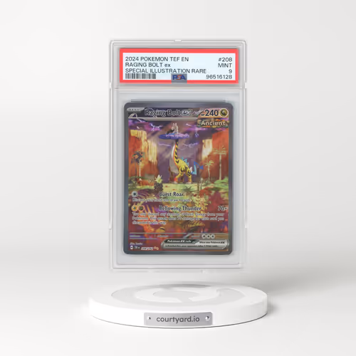 2023 Temporal Forces - TEF EN #208 Raging Bolt ex - Special Illustration Rare (PSA 9 MINT)