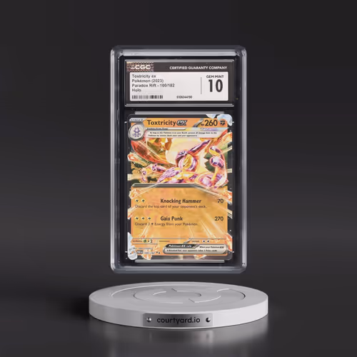 2023 Pokémon Par EN-Paradox Rift #100 Toxtricity EX - Holo (CGC 10 GEM MINT)