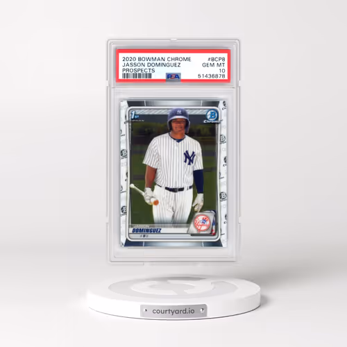 2020 Bowman Chrome Prospects #BCP8 Jasson Dominguez (PSA 10 GEM MINT)