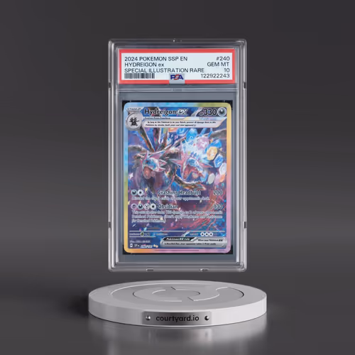 2024 Pokémon Ssp EN-Surging Sparks #240 Hydreigon EX - Holo Special Illustration Rare (PSA 10 GEM MI