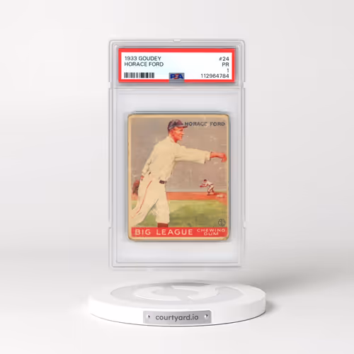 1933 Goudey #24 Horace Ford (PSA 1 PR)