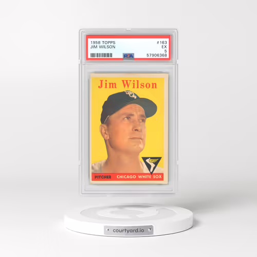1958 Topps #163 Jim Wilson (PSA 5 EX)