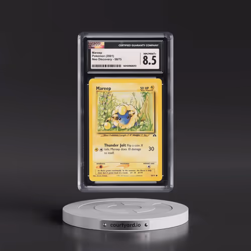 2001 Neo Discovery #58/75 Mareep (CGC 8.5 NM-MT+)