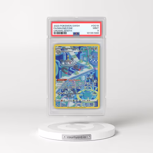 2023 Pokémon Sword and Shield Crown Zenith #GG18 Magnezone - Full Art (PSA 9 MINT)
