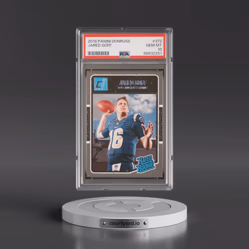2016 Panini Donruss #372 Jared Goff (PSA 10 GEM MINT)