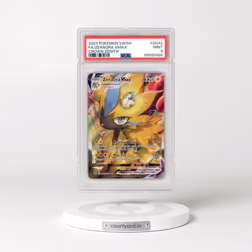 2023 Pokémon Sword and Shield Crown Zenith #GG42 Zeraora Vmax - Full Art (PSA 9 MINT)