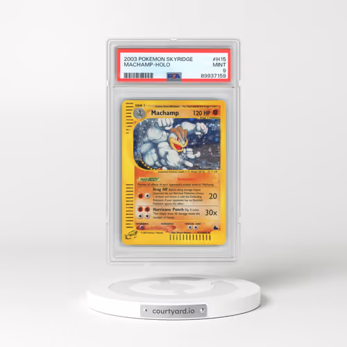 2003 Pokémon Skyridge #H15 Machamp - Holo (PSA 9 MINT)