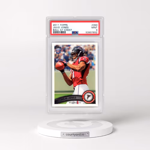 2011 Topps #350 Julio Jones - Ball at Chest (PSA 9 MINT)