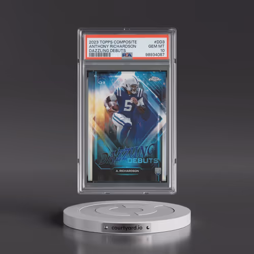 2023 Topps Composite Dazzling Debuts #DD3 Anthony Richardson (PSA 10 GEM MINT)