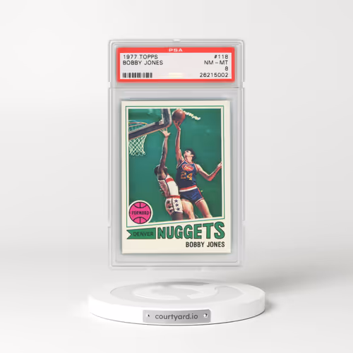 1977 Topps #118 Bobby Jones (PSA 8 NM-MT)
