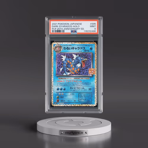 2021 Pokémon Promo Card Pack 25th Anniversary Edition #005 Dark Gyarados - Holo (PSA 9 MINT)