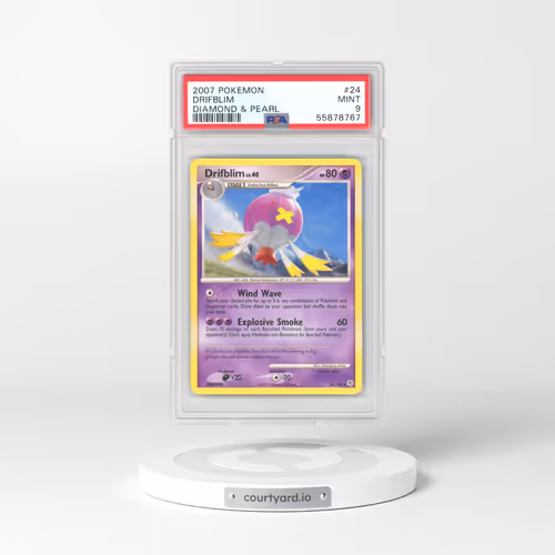 2007 Diamond & Pearl #24 Drifblim (PSA 9 MINT)