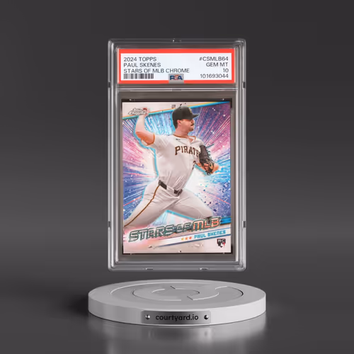 2024 Topps Stars of MLB Chrome #CSMLB64 Paul Skenes - Update (PSA 10 GEM MINT)