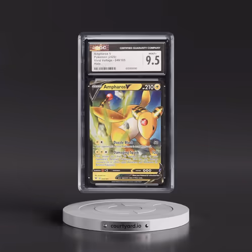 2020 Vivid Voltage #049/185 Ampharos V - Holo (CGC 9.5 MINT+)