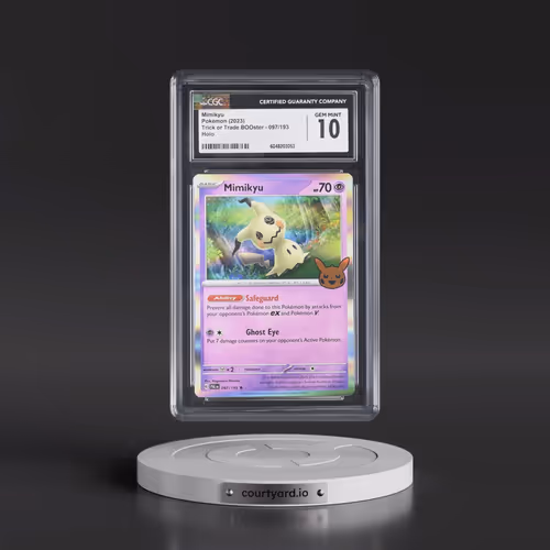 2023 Trick or Trade BOOster (2023) #097/193 Mimikyu - Holo (CGC 10 GEM MINT)