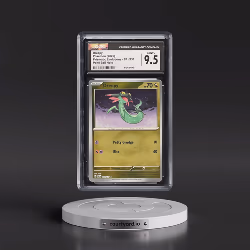2024 Prismatic Evolutions - PRE EN #071/131 Dreepy - Poké Ball Holo (CGC 9.5 MINT+)