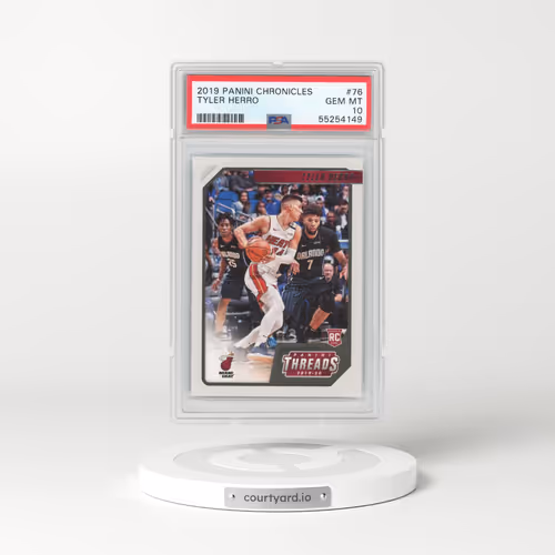2019 Panini Chronicles #76 Tyler Herro (PSA 10 GEM MINT)