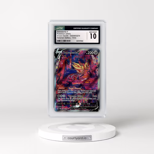 2022 Crown Zenith #GG54/GG70 Zamazenta V - Holo (CGC 10 GEM MINT)