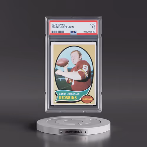 1970 Topps #200 Sonny Jurgensen (PSA 5 EX)