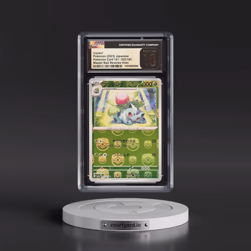 2023 Pokémon Card 151 #002/165 Ivysaur - Reverse Holo Master Ball (CGC 10 PRISTINE)