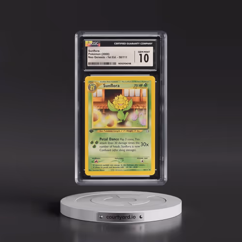 2000 Neo Genesis #50/111 Sunflora - 1st Edition (CGC 10 GEM MINT)