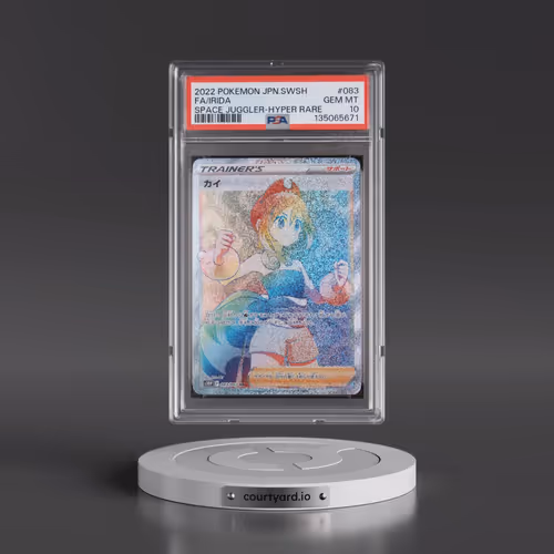 2022 Pokémon Sword & Shield Space Juggler #083 Irida - Full Art Hyper Rare (PSA 10 GEM MINT)