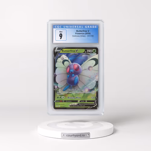 2020 Darkness Ablaze #001/189 Butterfree V - Holo (CGC 9 MINT)