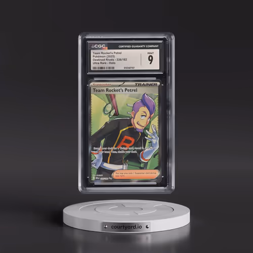 2025 Destined Rivals - DRI EN #226/182 Team Rocket's Petrel - Ultra Rare Holo (CGC 9 MINT)