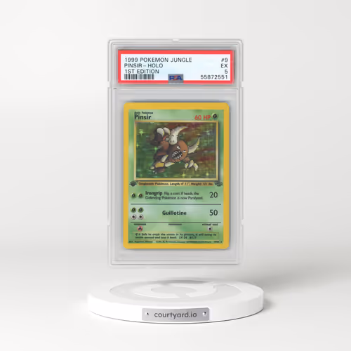 1999 Pokémon Jungle #9 Pinsir - 1st Edition Holo (PSA 5 EX)