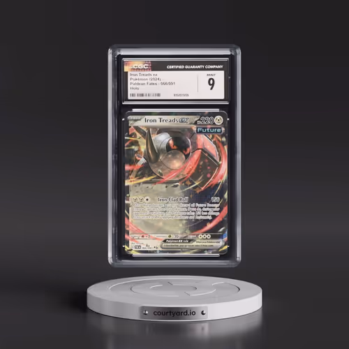 2024 Pokémon Paf EN-Paldean Fates #066 Iron Treads EX - Holo (CGC 9 MINT)